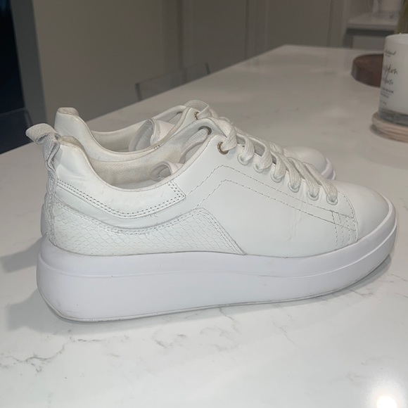 Zara White Platform Sneakers - Picture 2 of 6